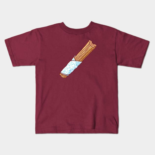 Churro Kids T-Shirt by MagicalNoms